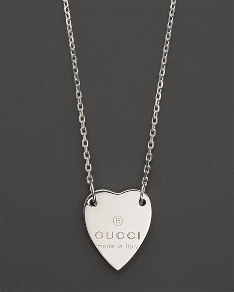 gucci leather choker necklace|Gucci engraved heart necklace.